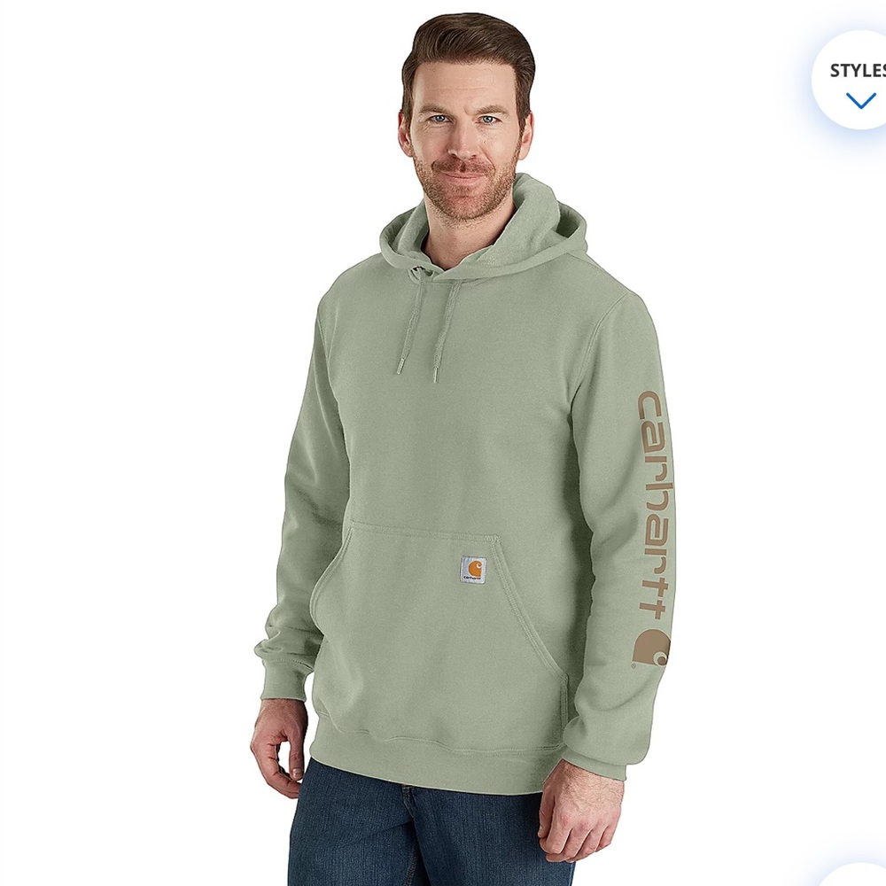 Carhartt Men's Loose Fit Midweight Signature Logo NWT size M